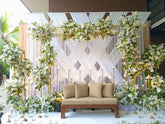 Complete White Flowers Wedding Decoration Package - Traditional Sri Lankan Design